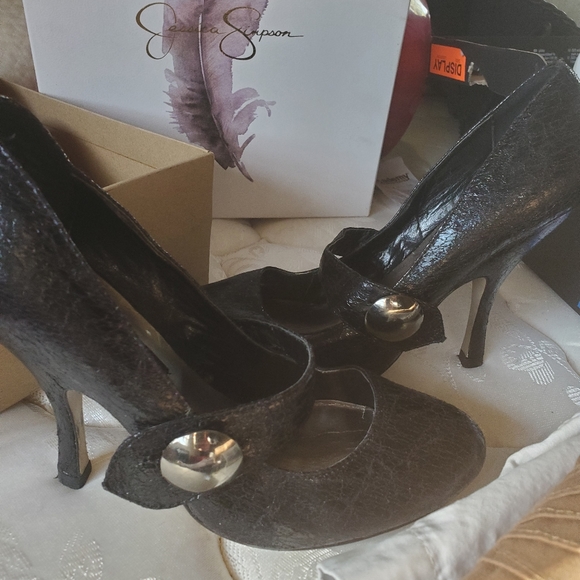 Steve Madden blk. Heels - Picture 2 of 7